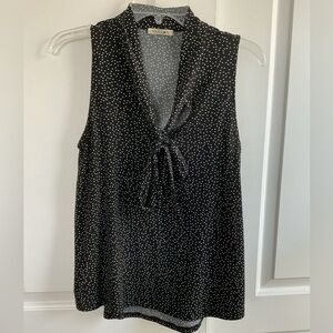 Stitch Fix Beacon Palila Tie Detail Knit Top in Black - Medium